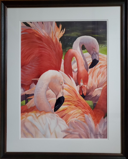 Click to view detail for Coral Chorus Line 26.5x19.5 $6000